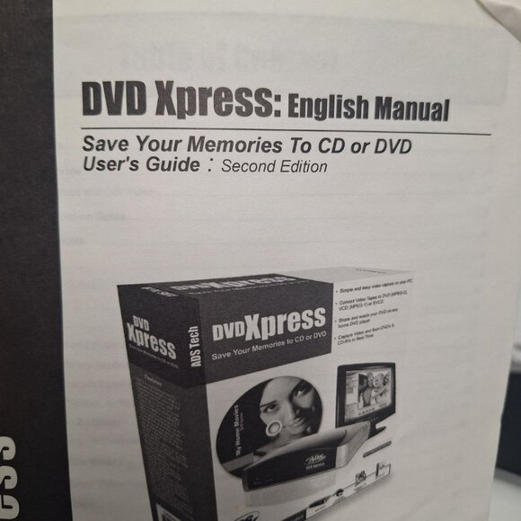 ADS Tech DVD Xpress VHS Video Home Movie Conversion USB Camcorder Memory Keeper - Picture 11 of 14
